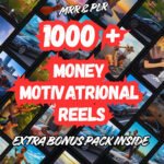 Faceless motivational reels bundle for Instagram and YouTube with PLR rights